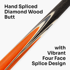 PRO147 TRIUMPH 2 Piece Premium Ash Snooker and Pool Cue with 9.5mm Professional Layered Tip