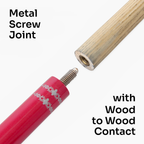 Jonny 8 Ball SCORPION 57 Inch 2 Piece Ash Snooker Pool Cue 9mm Tip with Hard Case