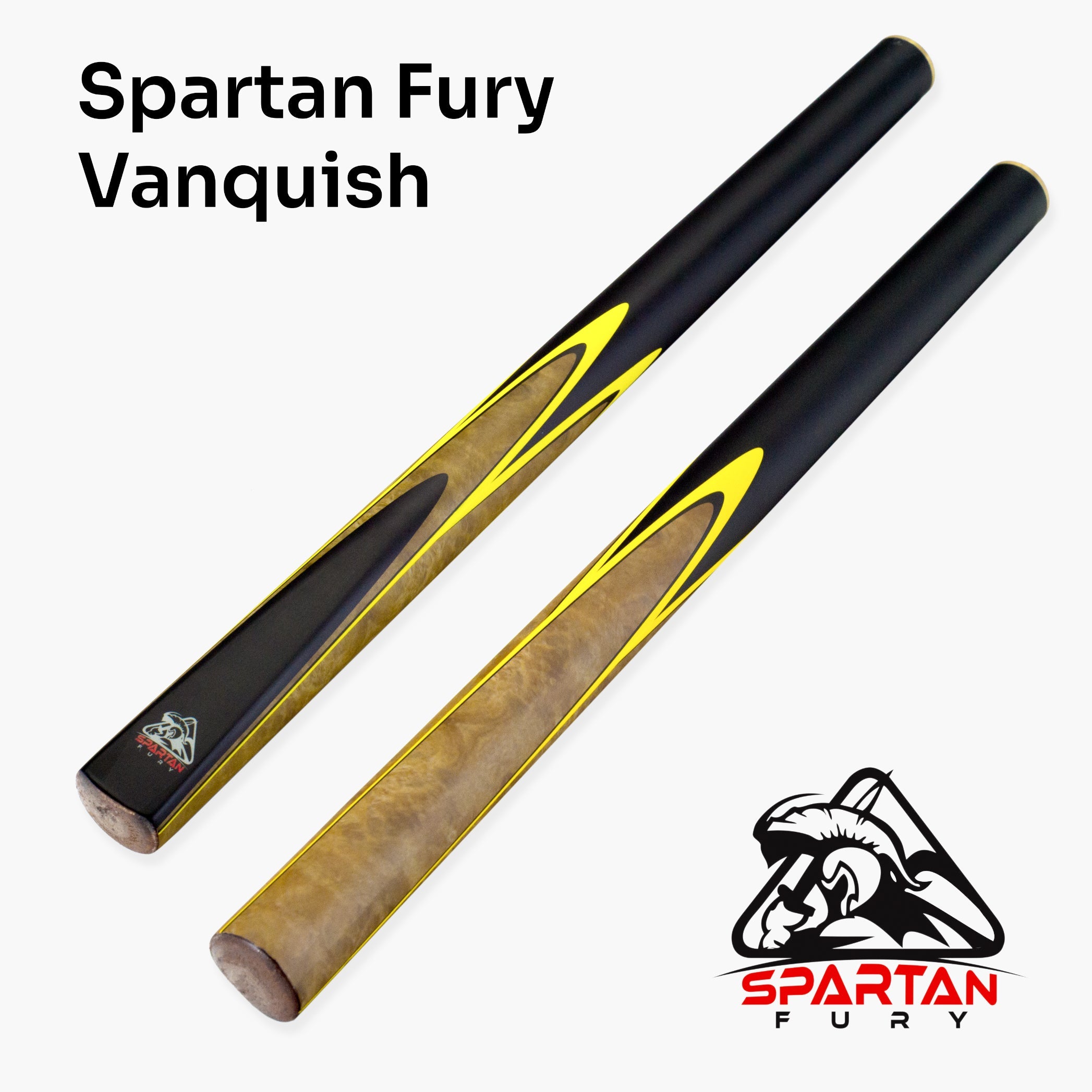 Spartan Fury VANQUISH 3/4 Joint Snooker Pool Cue and Soft Case Set 9.5mm Tip