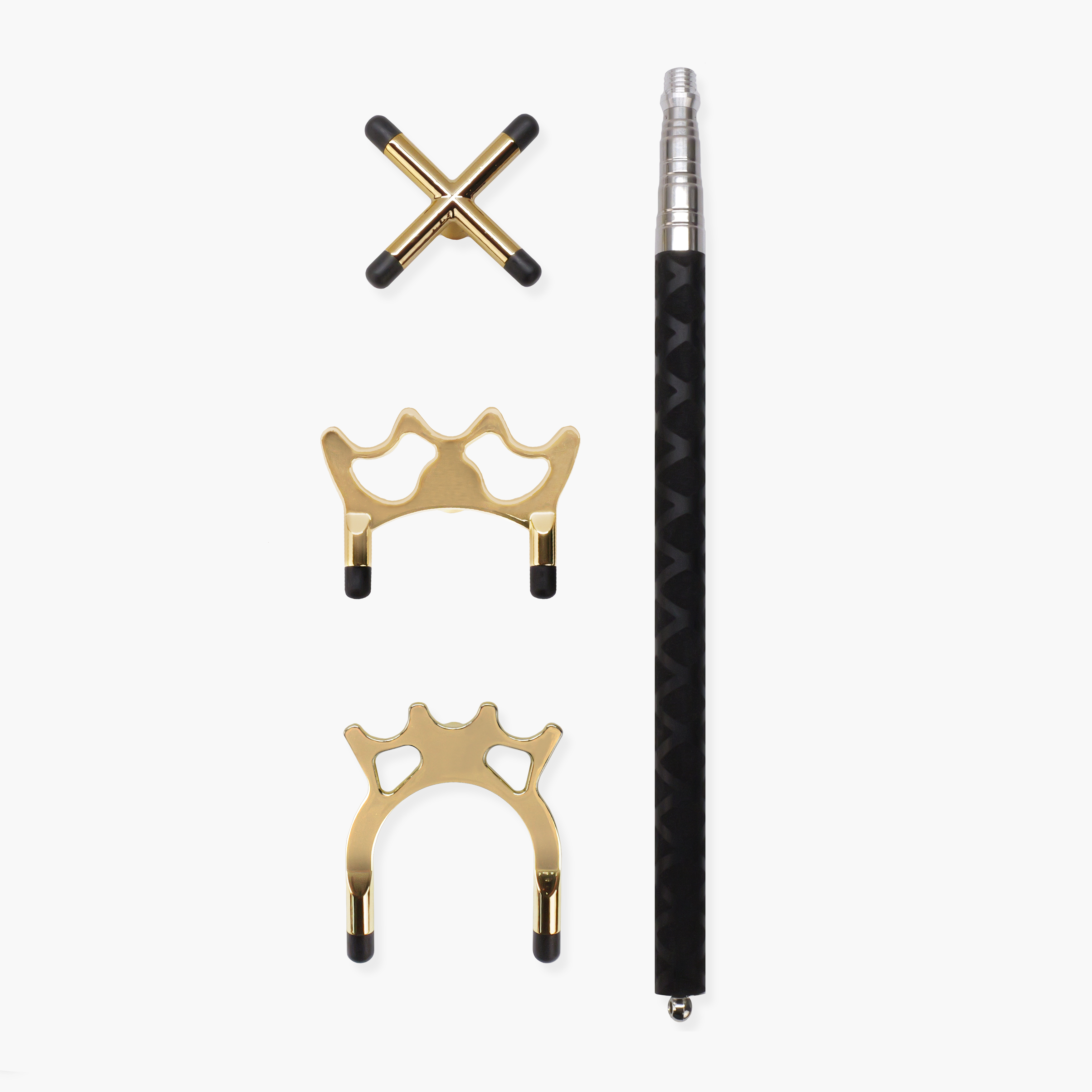 Telescopic Extension Rest for Snooker and Pool with Three Rest Heads