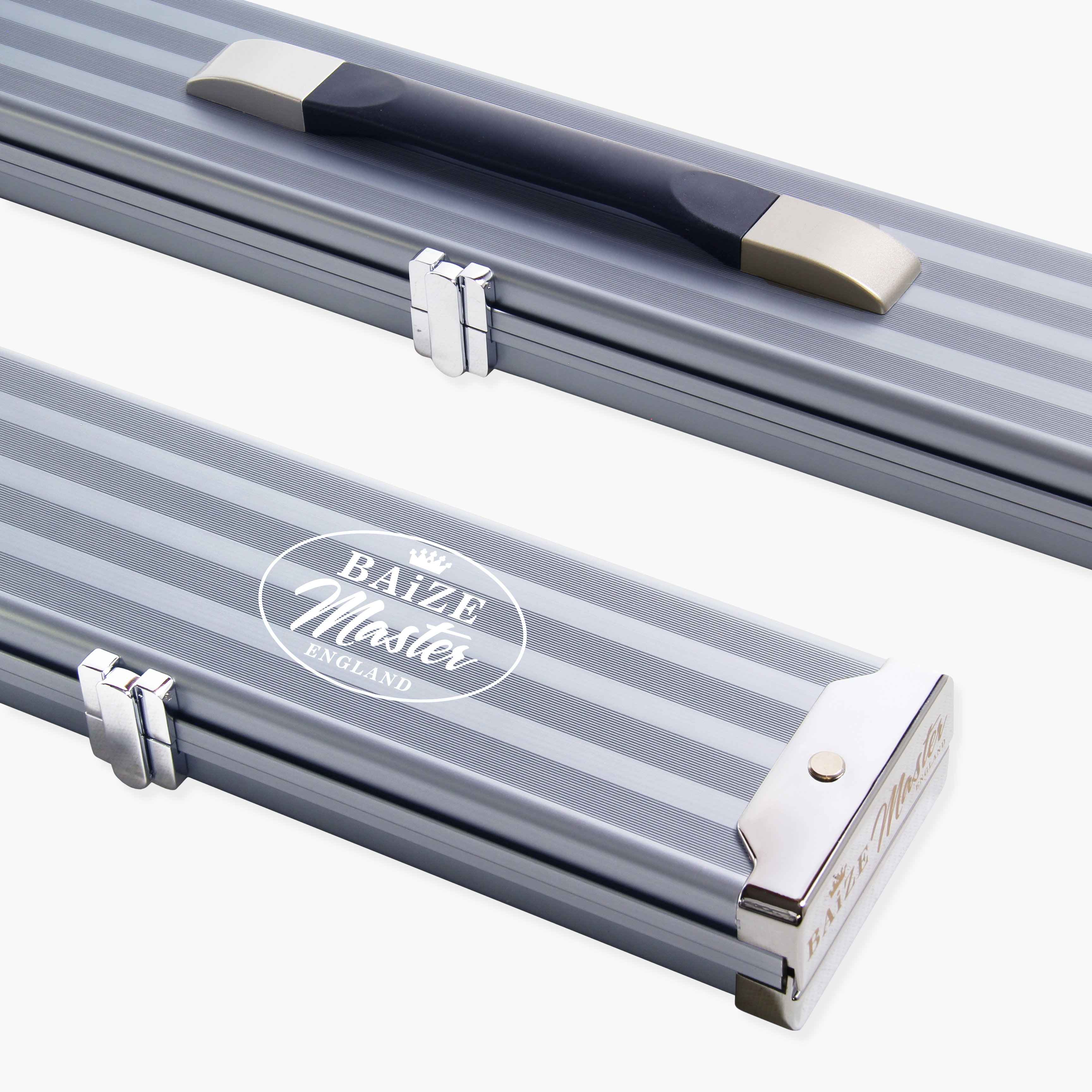 Baize Master Pro Line One Piece Aluminium Snooker Pool Cue Case - Holds Three 1 Piece Cues