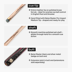 Baize Master Emperor 58-inch 3/4 cue