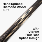 PRO147 TRIUMPH 2 Piece Premium Ash Snooker and Pool Cue with 9.5mm Professional Layered Tip