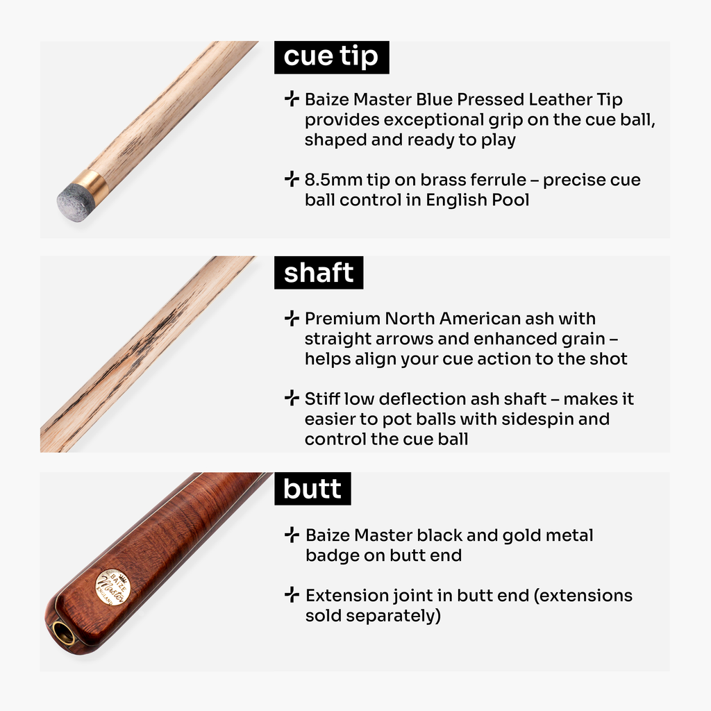 Baize Master Russet Marksman 57-inch pool cue