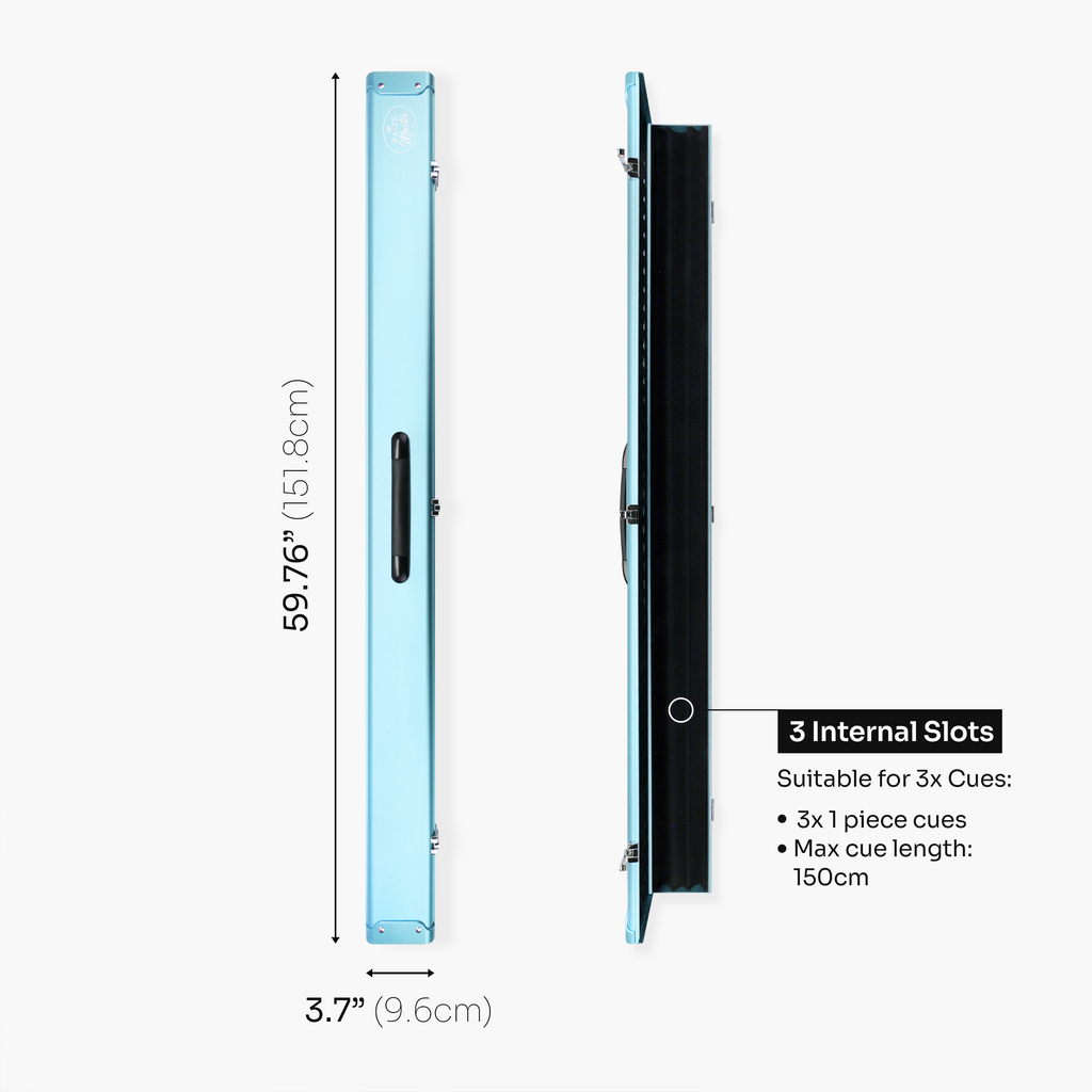 Baize Master Summit 3-slot one-piece cue case