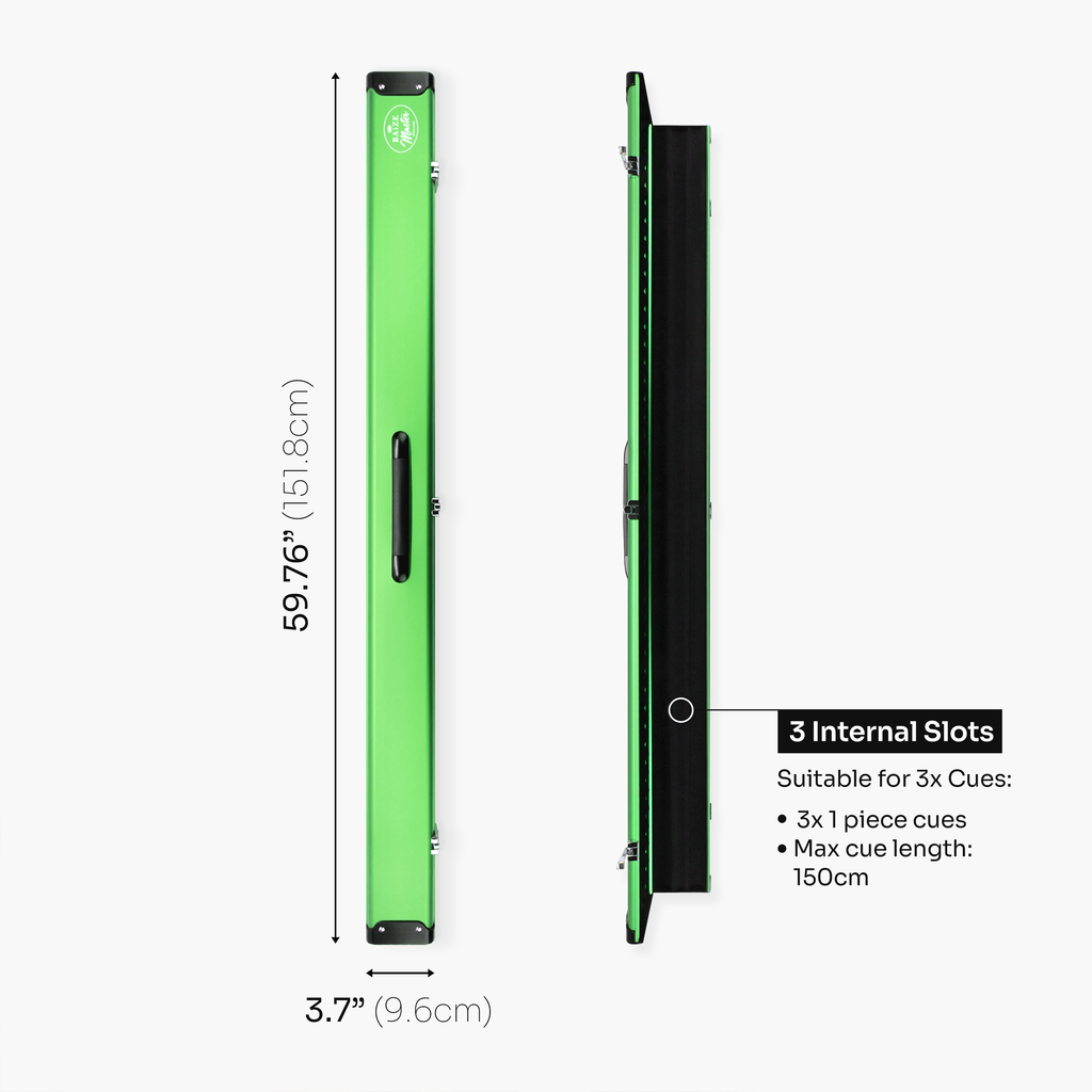 Baize Master Summit 3-slot one-piece cue case