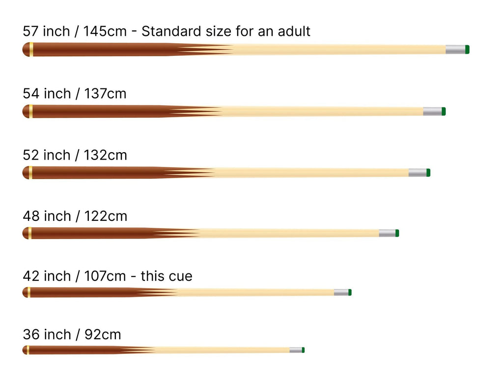 Baize Master Silver Series Conquest 42-inch junior cue set
