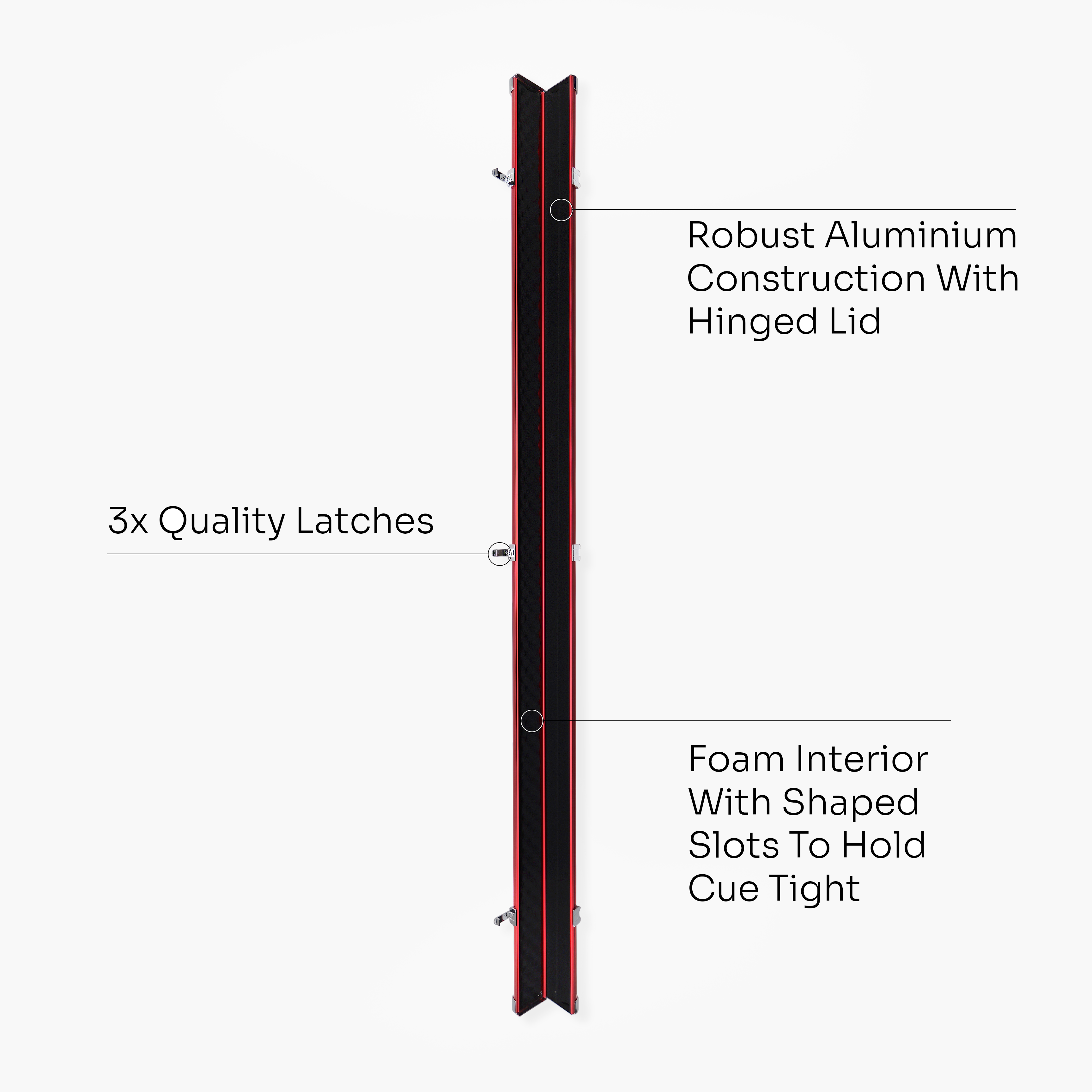 Baize Master Satin Line 3/4 cue case