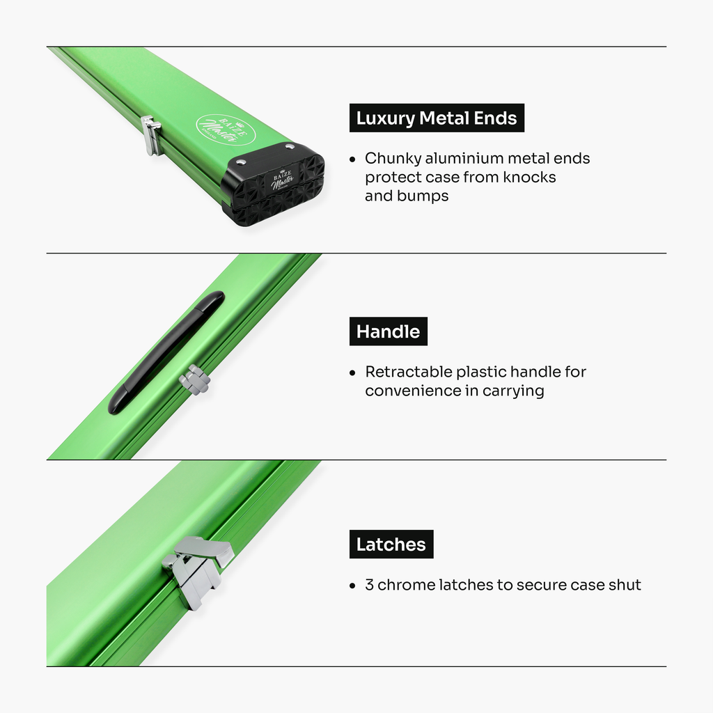 Baize Master Summit 3-slot one-piece cue case