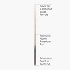 Baize Master Black Label 57-inch pool cue