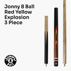 Jonny 8 Ball adjustable 57-inch 3-piece cue and hard case