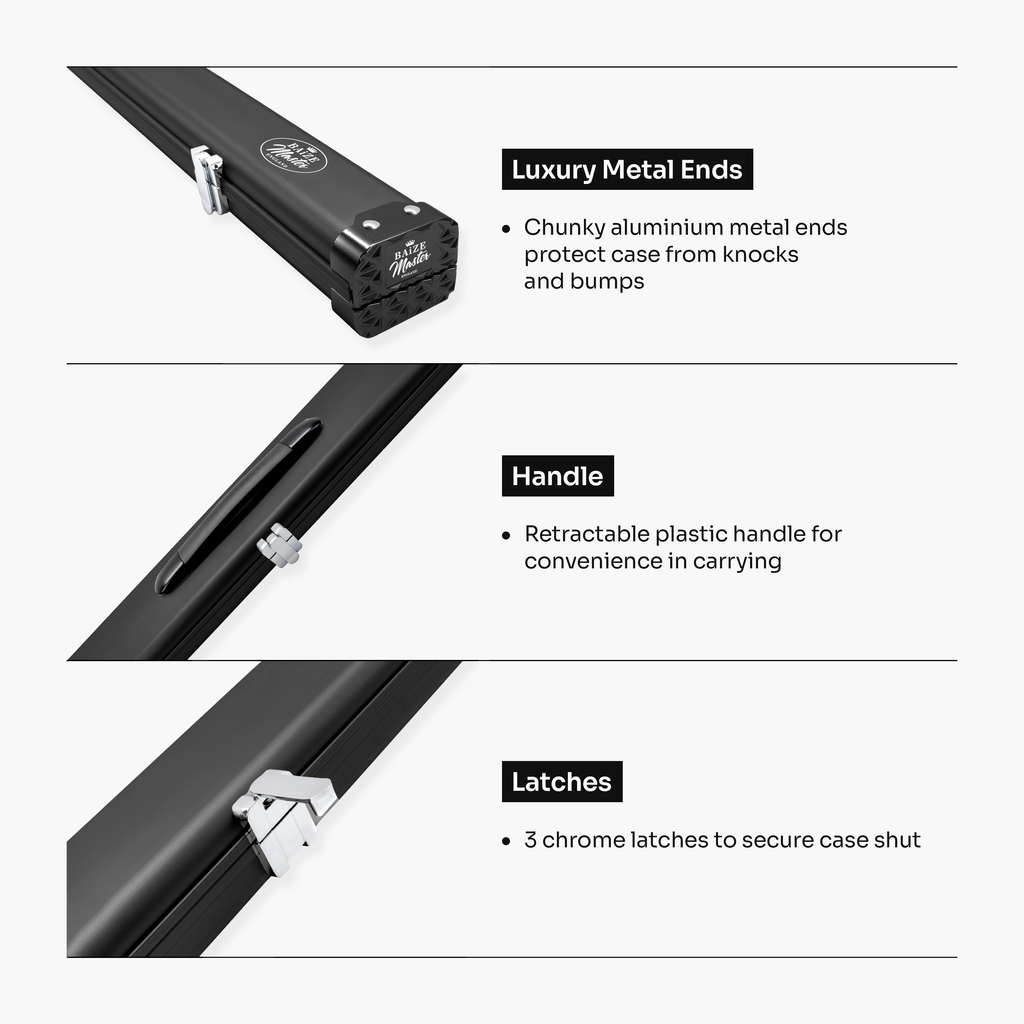 Baize Master Summit 2-slot 3/4 cue case