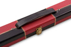 Deluxe chequered 1-piece cue case - 2 cues