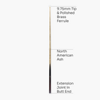 Baize Master Black Label 58-inch snooker cue
