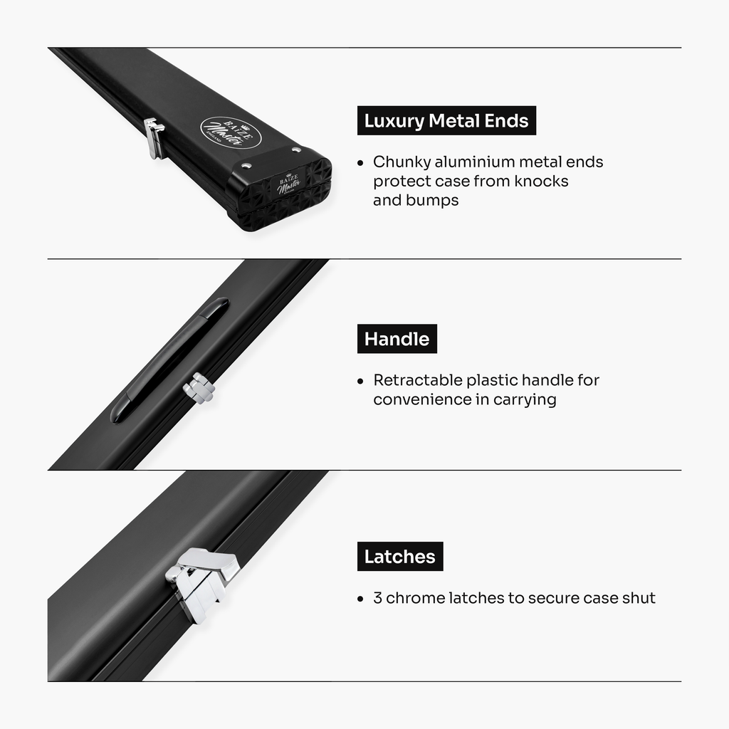 Baize Master Summit 3-slot one-piece cue case
