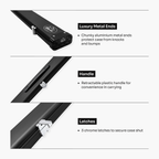 Baize Master Summit 3-slot one-piece cue case