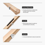 Baize Master Summit 2-slot one-piece cue case