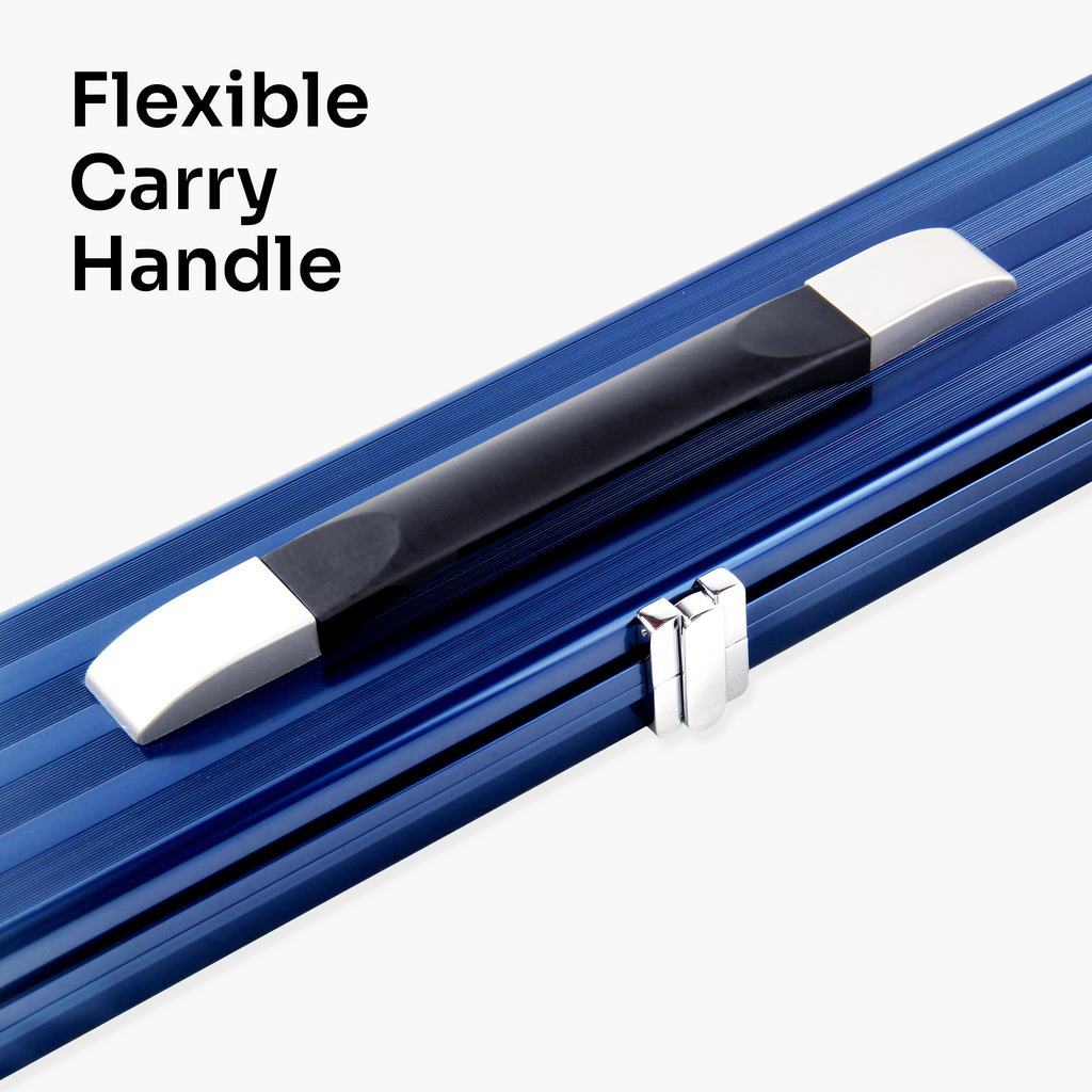 Baize Master Pro Line wide blue 3/4 cue case
