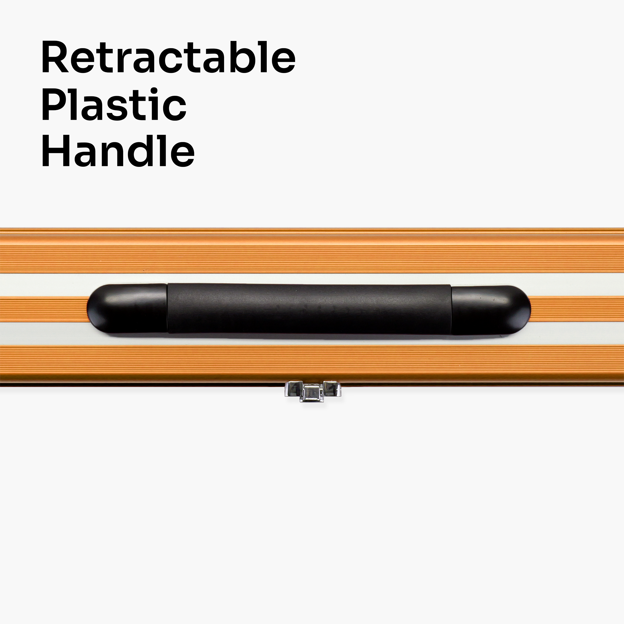 Silver Stripe Pro Aluminium Premium 3/4 Snooker and Pool Cue Case - Holds 1 x 3/4 Joint Cue + Extensions