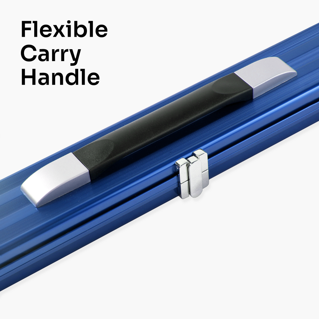Baize Master Pro Line blue 3/4 cue case