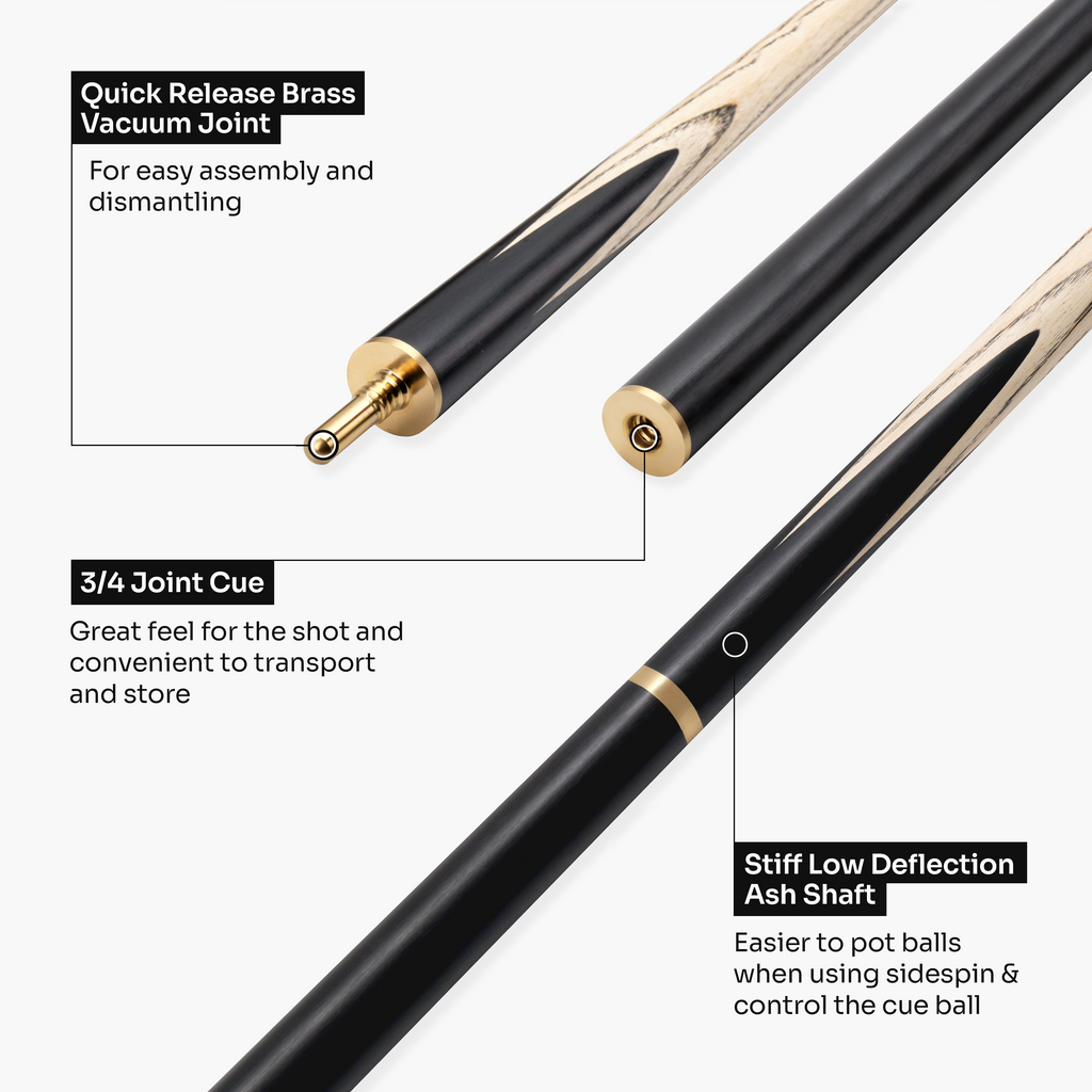Baize Master Mint Marksman cue and case set