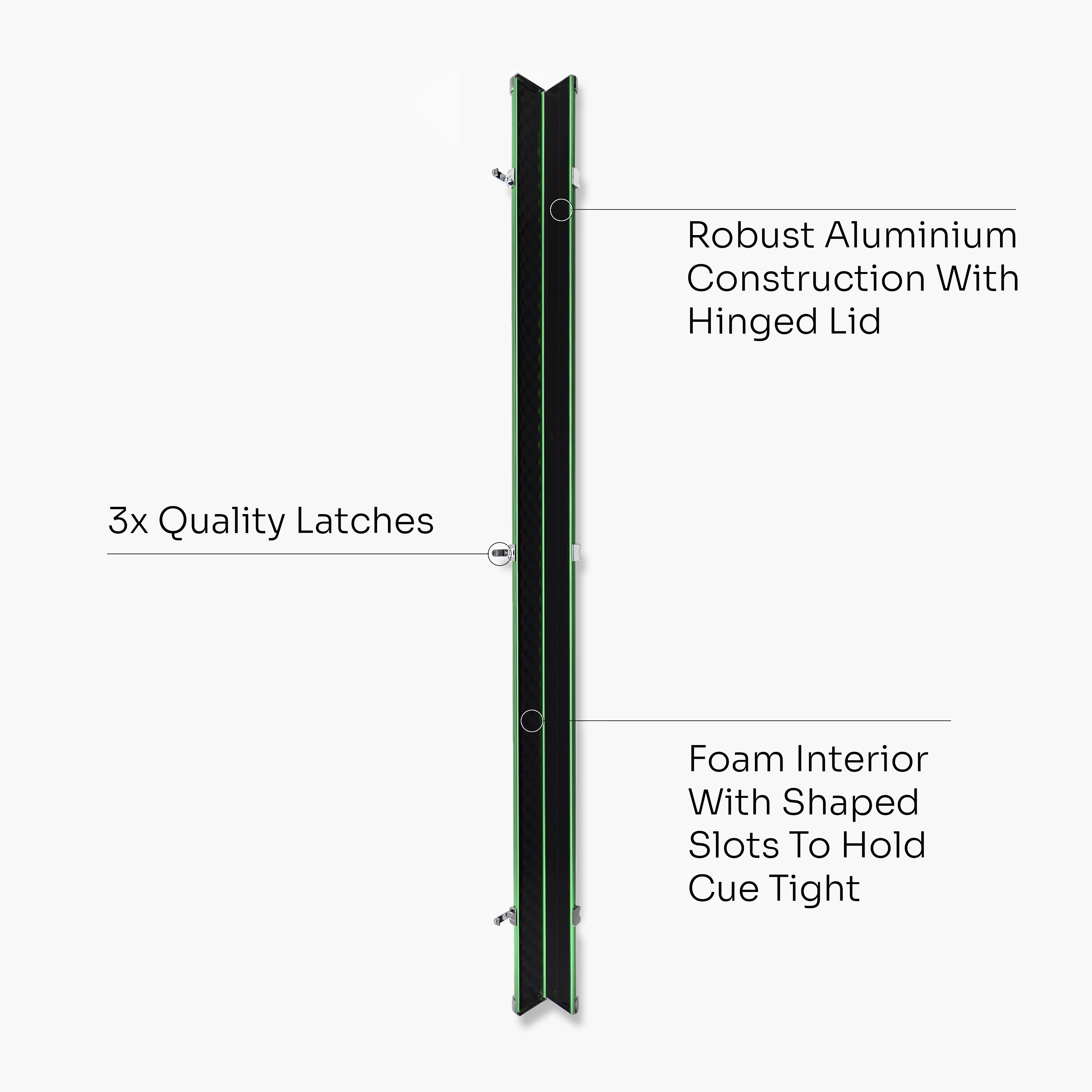 Baize Master Satin Line 3/4 cue case