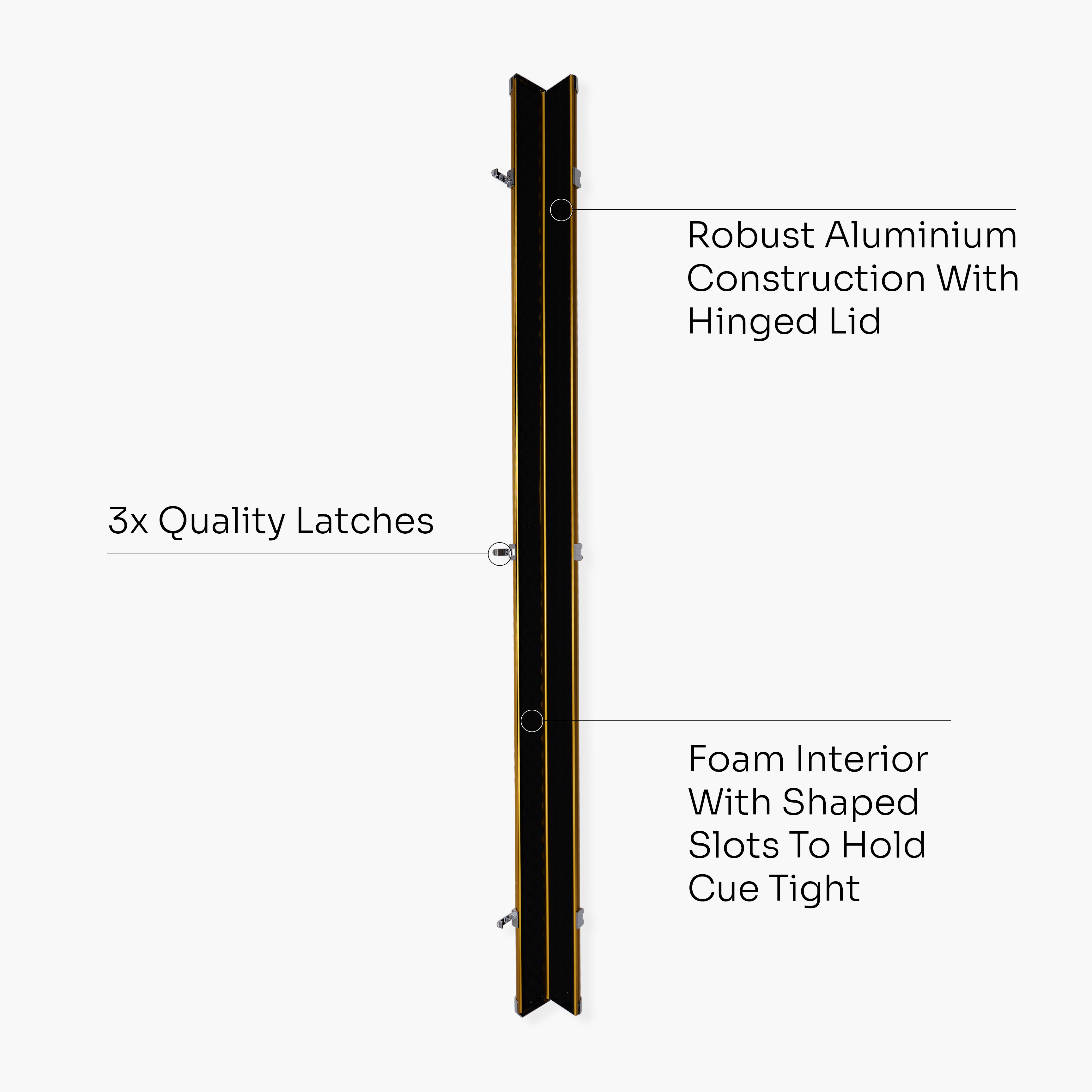 Baize Master Satin Line 3/4 cue case