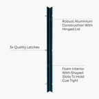 Baize Master Satin Line 3/4 cue case