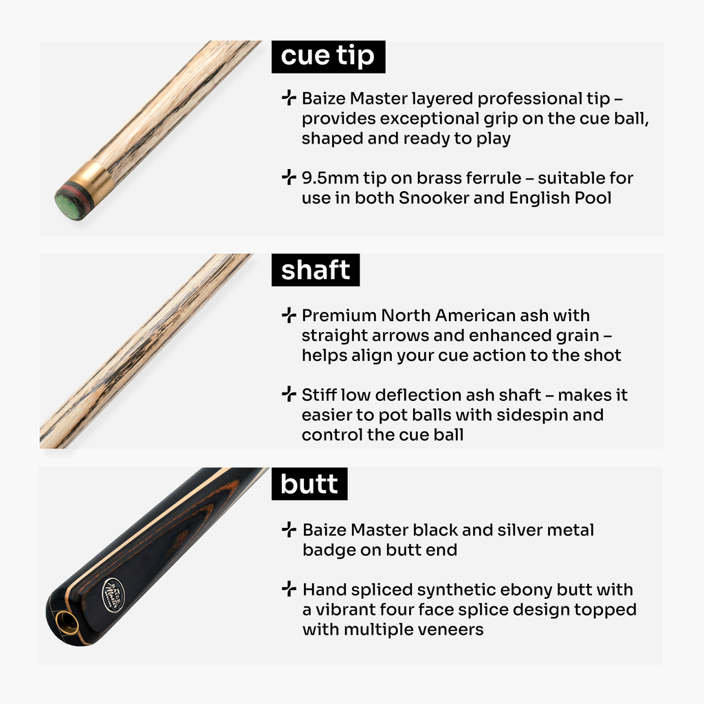 Baize Master Blackline Elite cue and case set