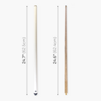 Jonny 8 Ball WHITE JET JUNIOR 48 inch 2pc Ash Pool Snooker Cue - 10mm Tip
