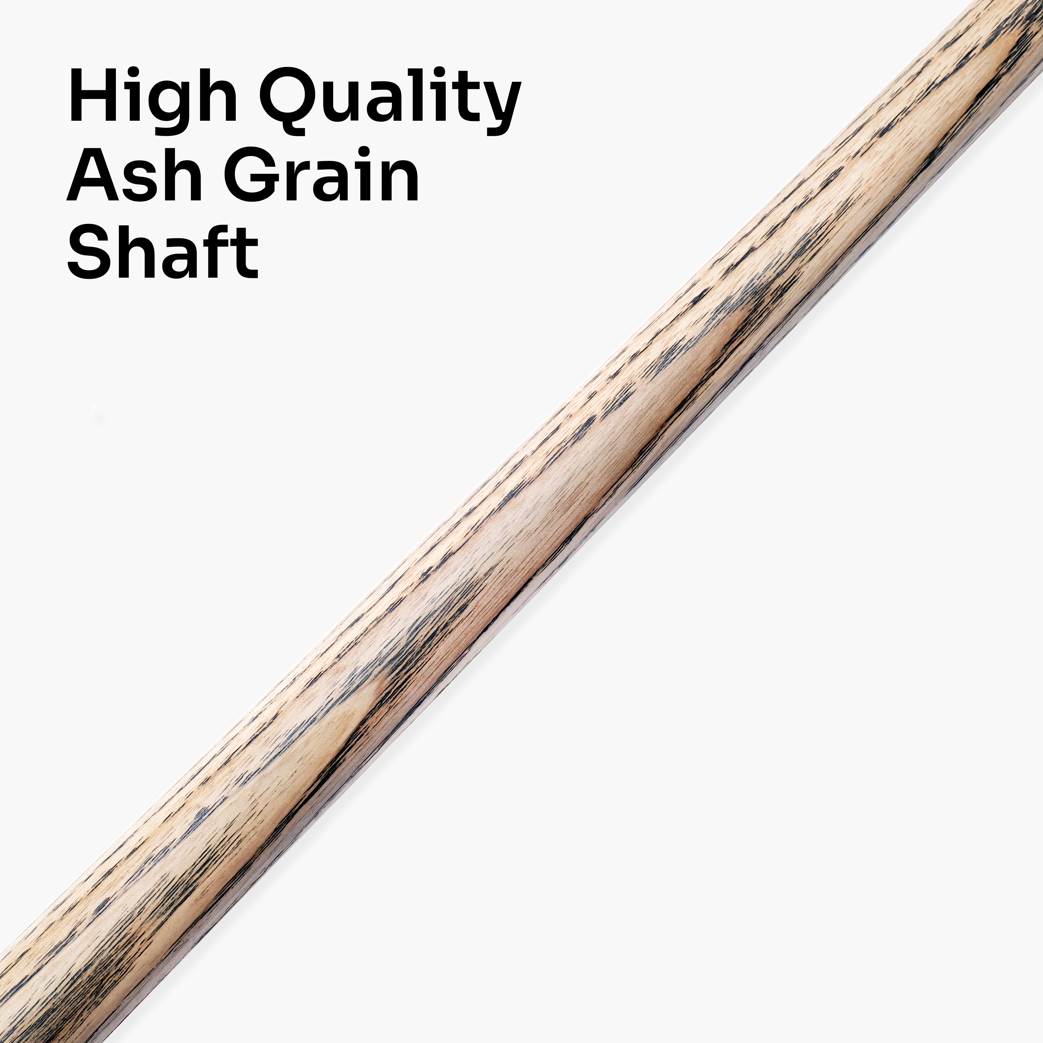 Baize Master Power Breaker Ebony 57 Inch 1 Piece English Pool Break Cue with Ash Shaft and Ebony Butt - 10.2mm Phenolic Tip and Round Butt End – For Breaking Only