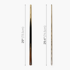 Jonny 8 Ball VISTA 57 Inch 2 Piece English Pool Cue and Case Set with 8mm tip