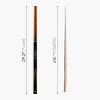 Jonny 8 Ball Black Sun 57-inch 2-piece pool cue