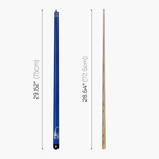 Jonny 8 Ball SCORPION 57 Inch 2 Piece Ash Snooker Pool Cue 9mm Tip with Hard Case