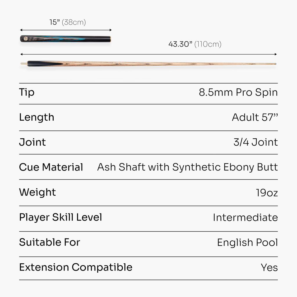 Baize Master G14 Emperor 57-inch 3/4 pool cue
