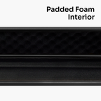 Silver Stripe Pro Aluminium Premium 3/4 Snooker and Pool Cue Case - Holds 1 x 3/4 Joint Cue + Extensions