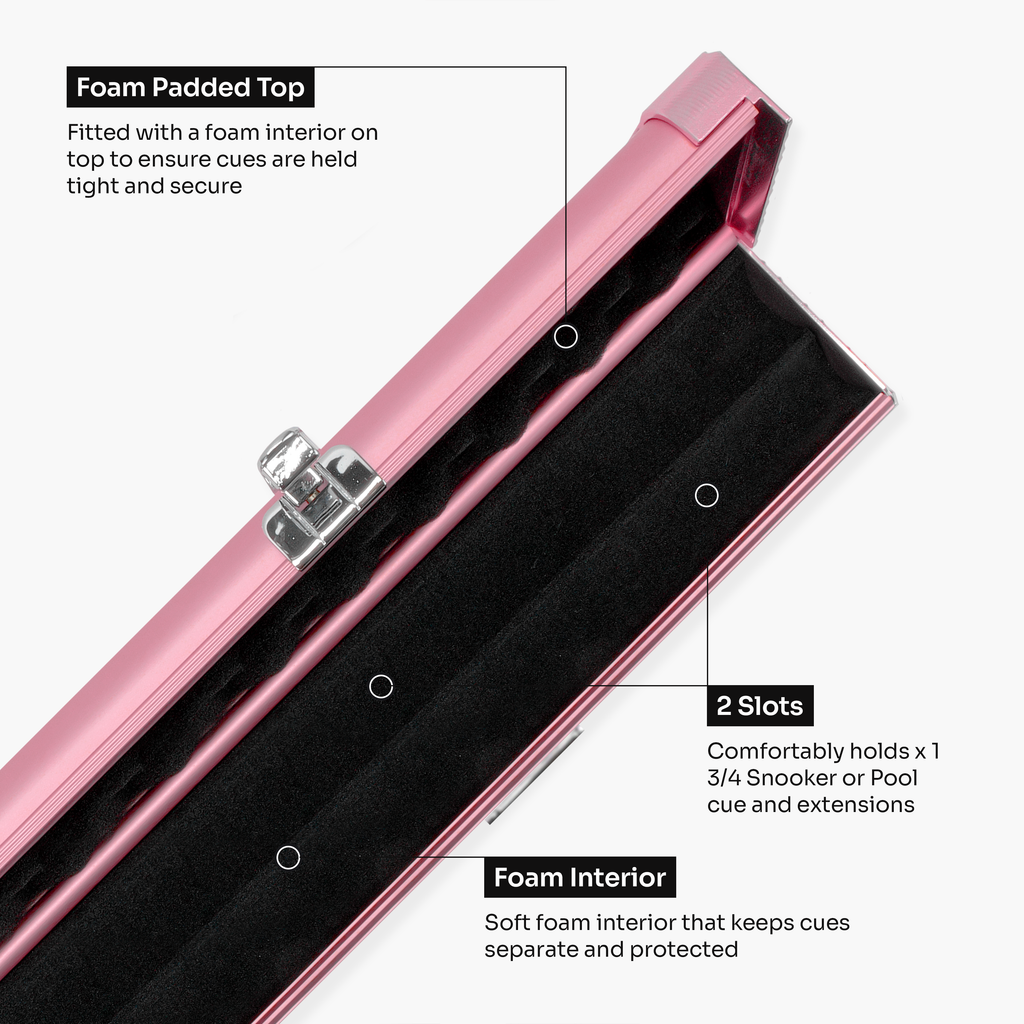 Baize Master Summit 2-slot one-piece cue case