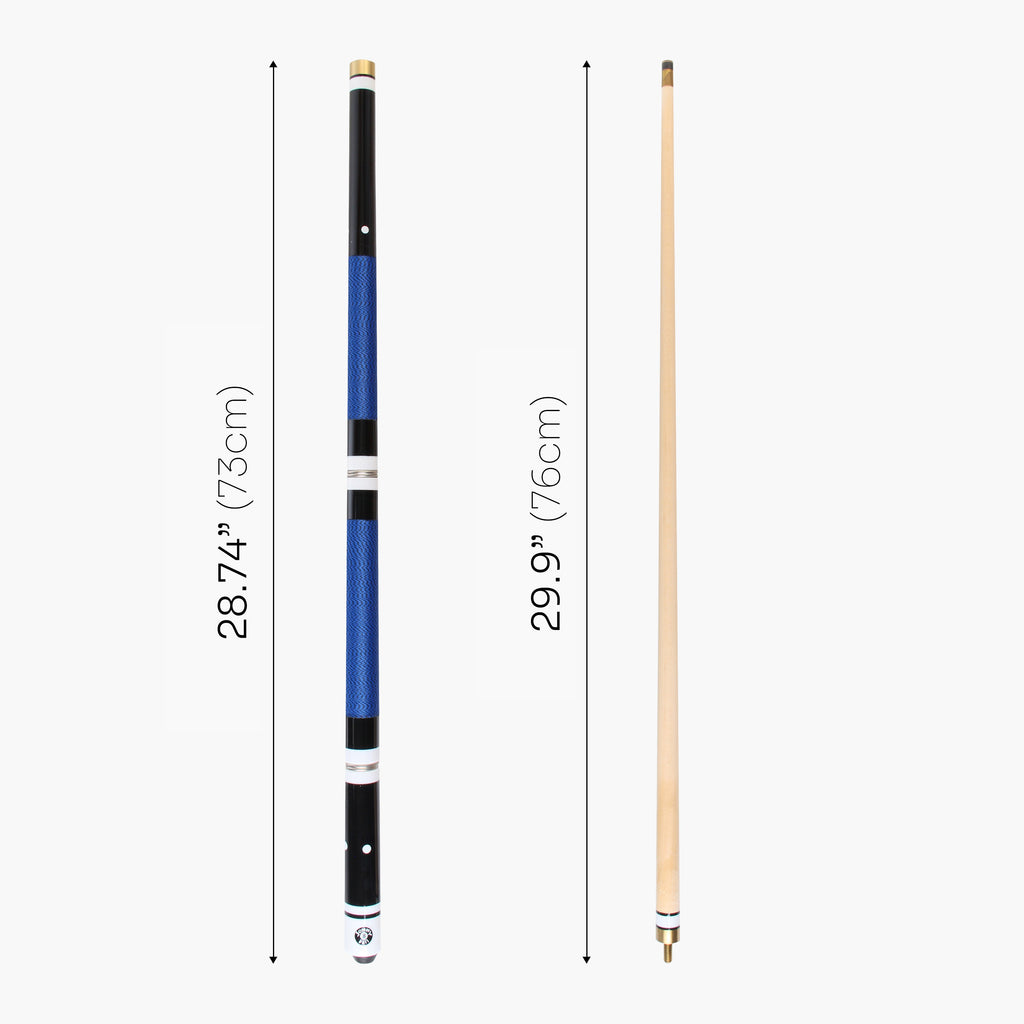 Jonny 8 Ball adjustable 4-piece cue and hard case set