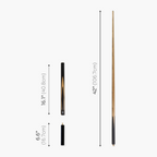 Jonny 8 Ball traditional 57-inch 3/4 cue with mini butt