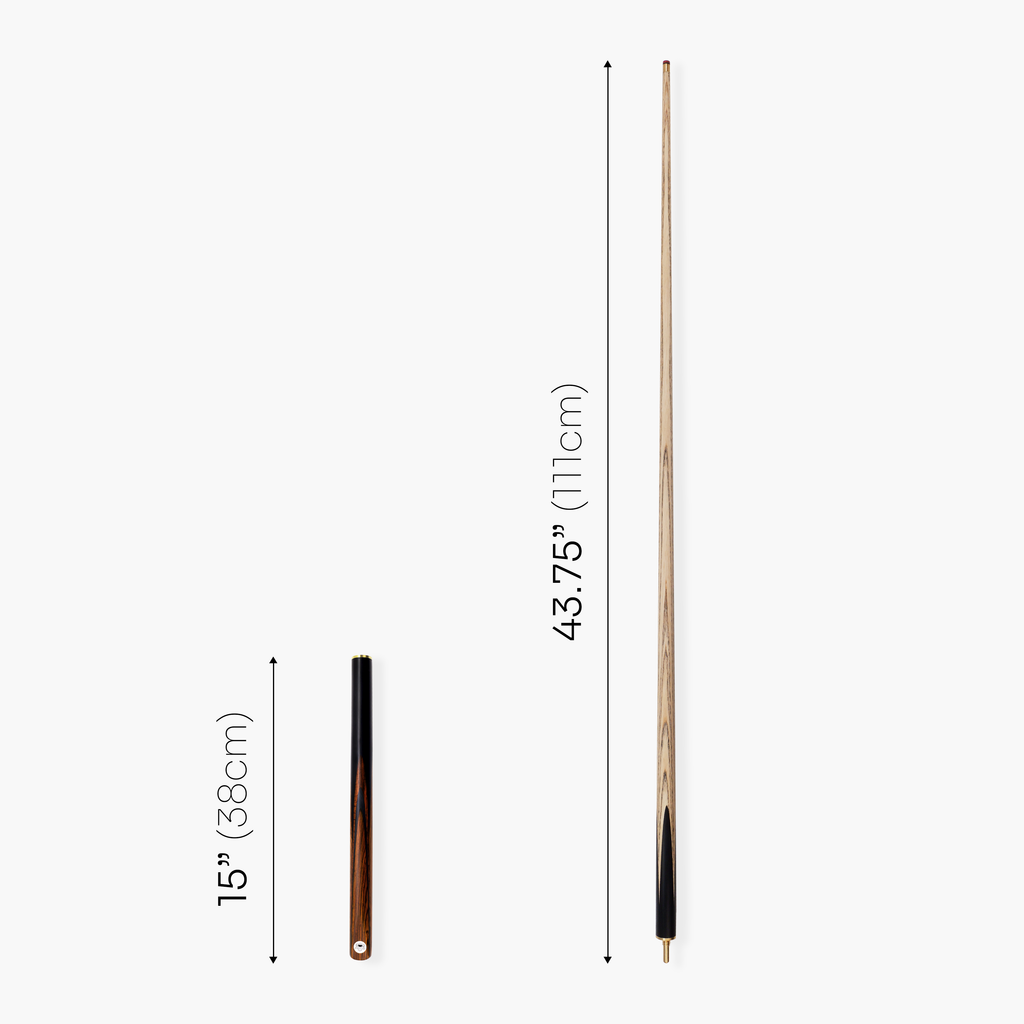 PRO147 Pearl Series Fire 57 Inch 3/4 Jointed Snooker Pool Cue 9.5mm Pro Leather Tip