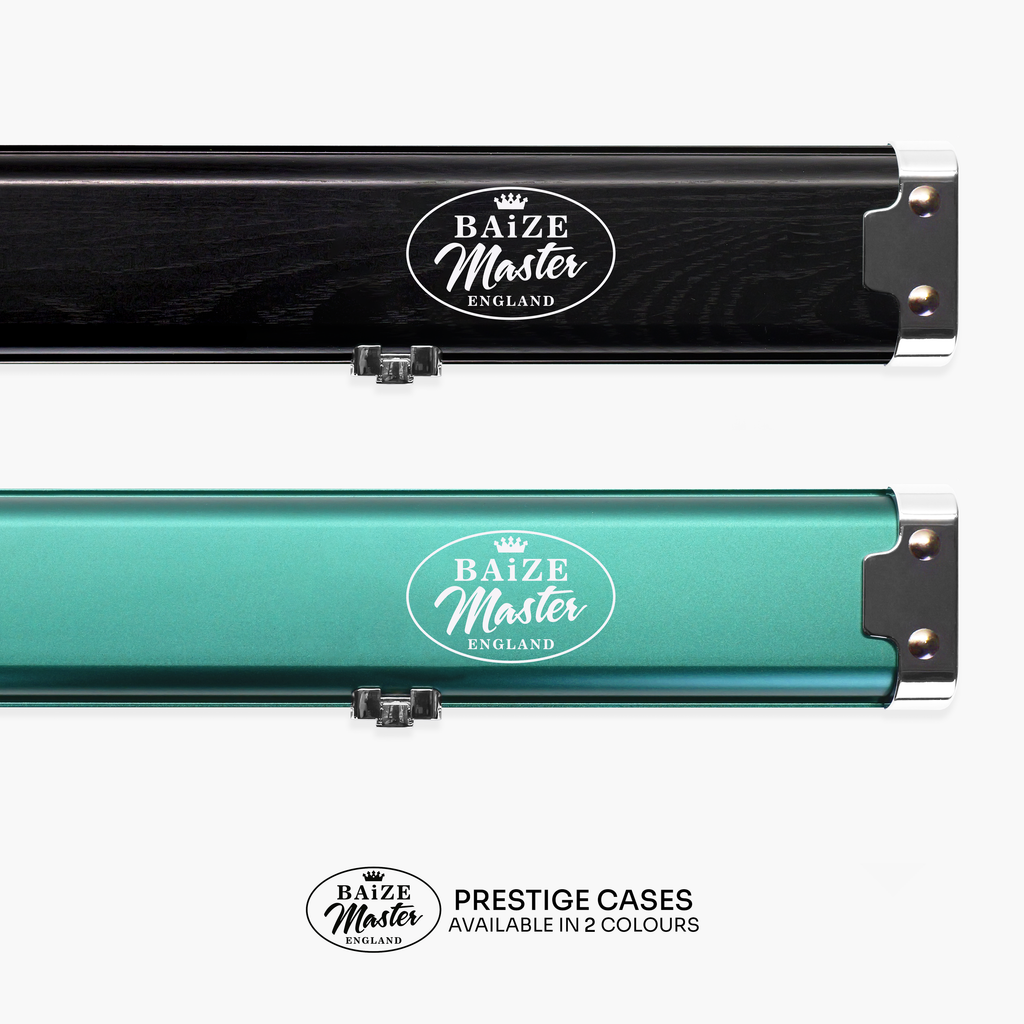 Baize Master Prestige 1-piece metal cue case - 2 cues