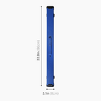 ROYAL BLUE Luxury Snooker Pool Cue Case For 2 Piece Centre Joint Cue