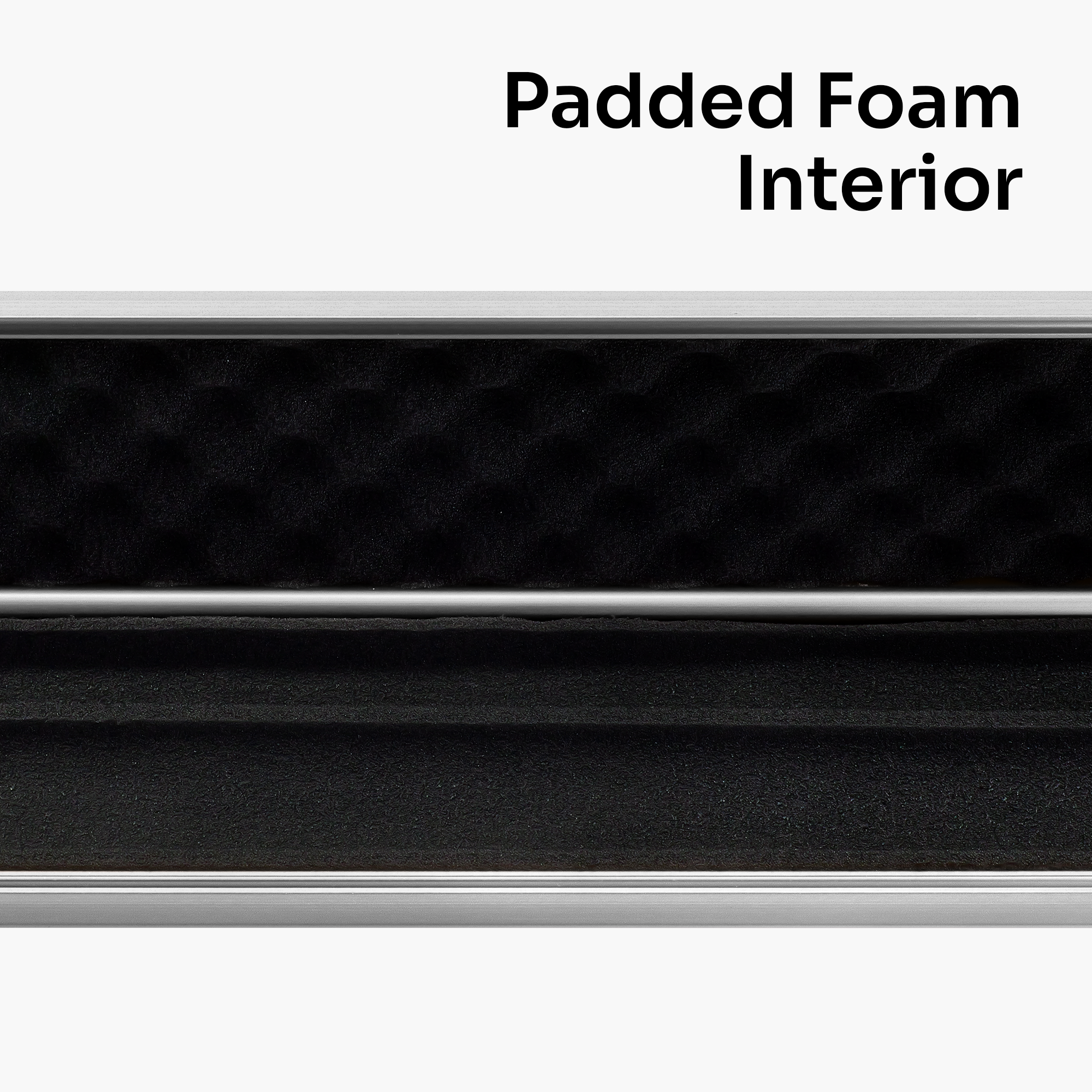 Silver Stripe Pro Aluminium Premium 3/4 Snooker and Pool Cue Case - Holds 1 x 3/4 Joint Cue + Extensions