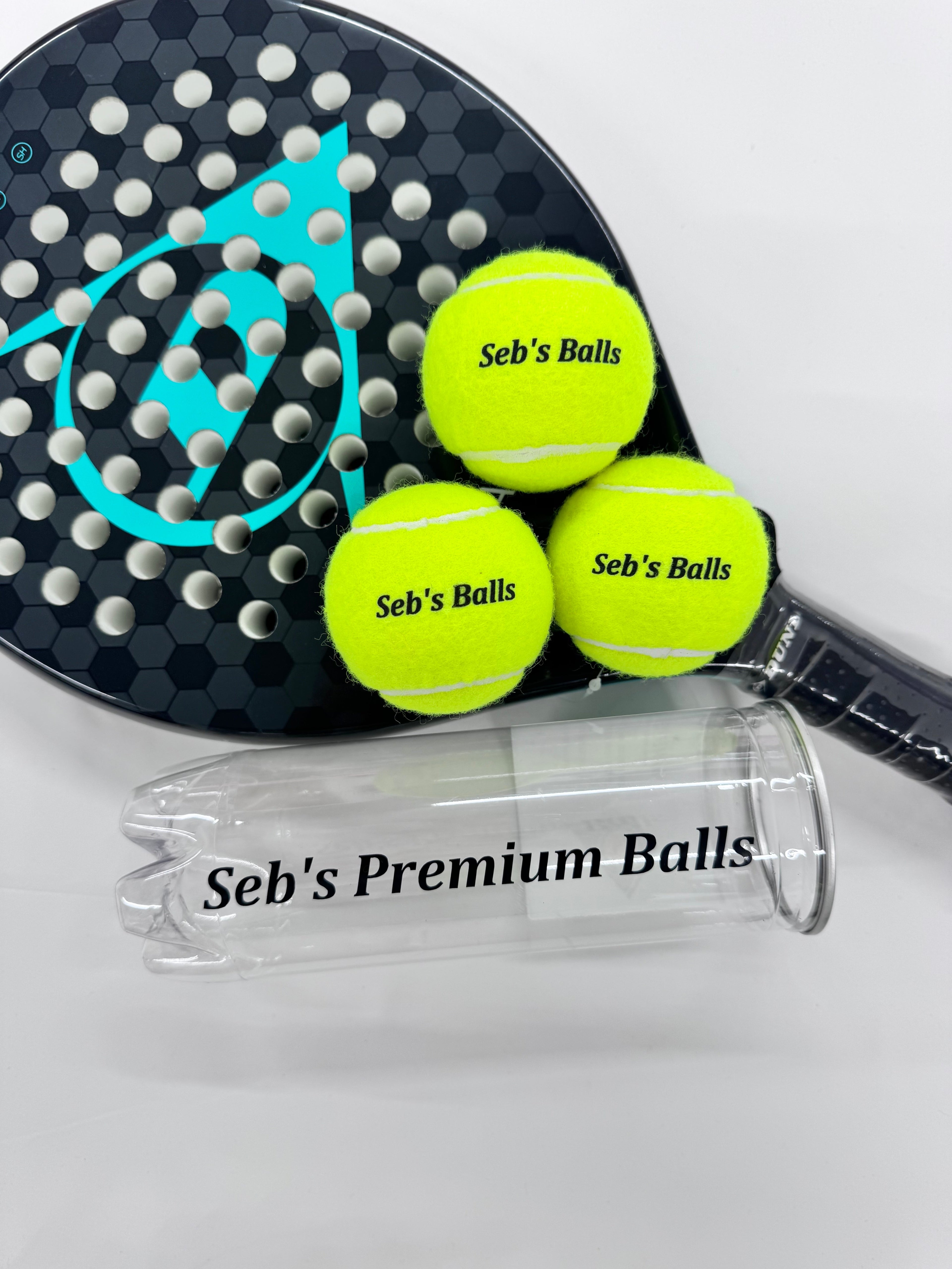 Namethatball - Personalised Padel Balls - Standard text edition