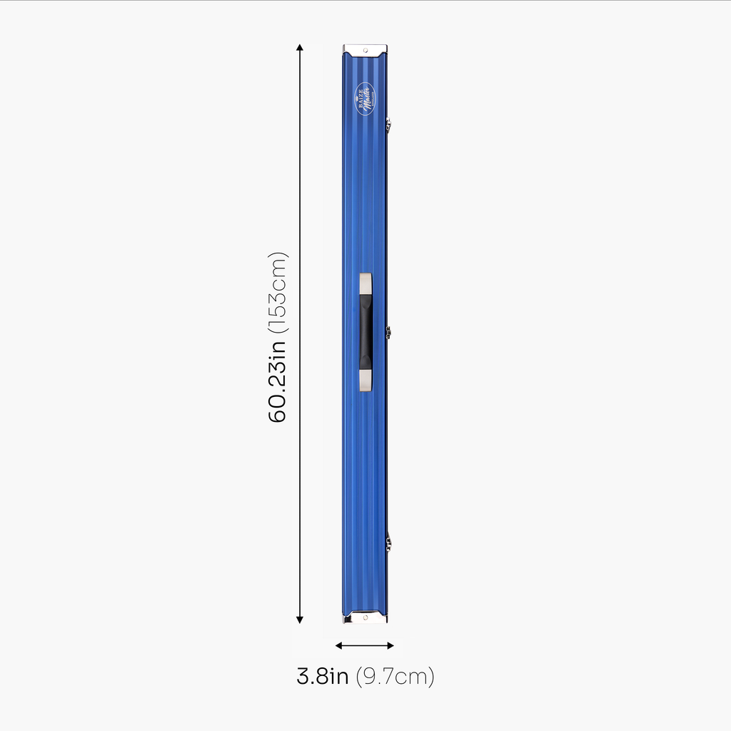 Baize Master Pro Line One Piece Aluminium Snooker Pool Cue Case - Holds Three 1 Piece Cues