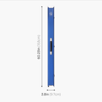 Baize Master Pro Line One Piece Aluminium Snooker Pool Cue Case - Holds Three 1 Piece Cues