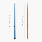 Jonny 8 Ball Neon Blue Triad 48-inch cue and soft case