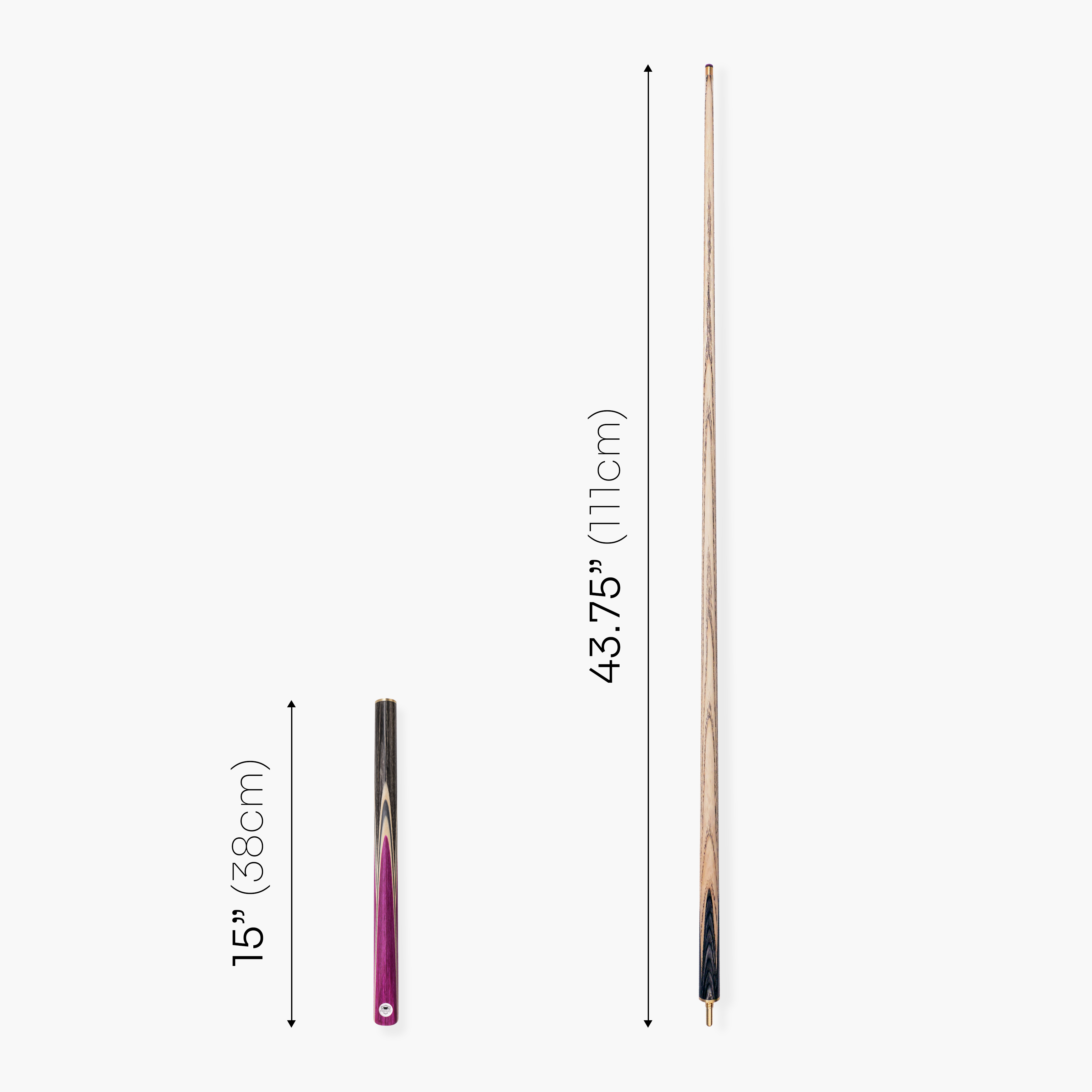 PRO147 TRIUMPH 3/4 Joint Premium Ash Snooker and Pool Cue and Case Set with 9.5mm Professional Layered Tip