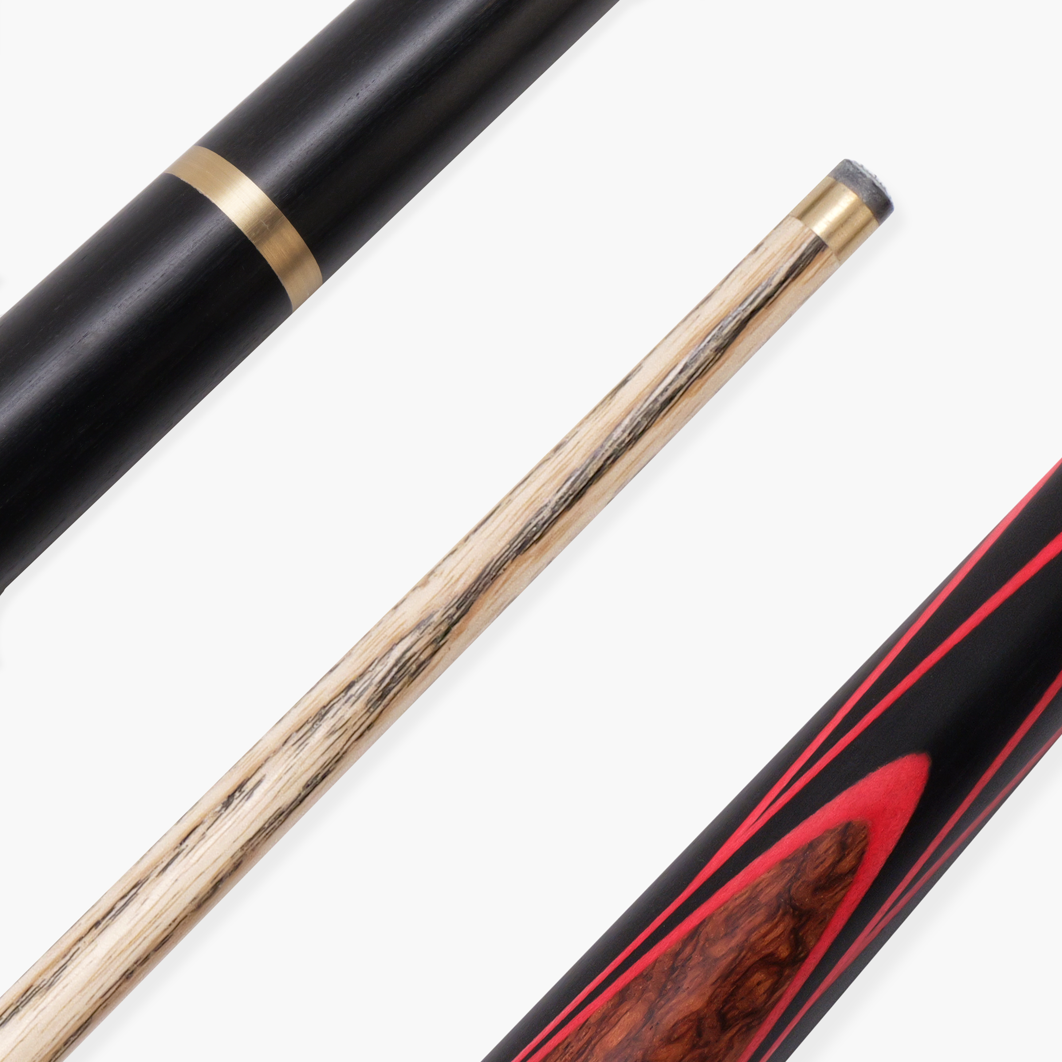 Baize Master Gold Series Red Ascot 3/4 pool cue