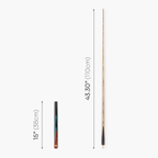 Baize Master Gold Series Blue Ascot 3/4 pool cue